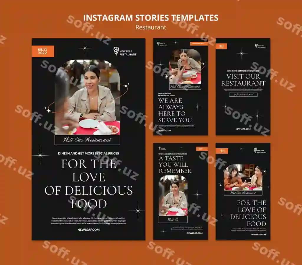 Shirin ovqat restorani Instagram hikoyalari | Delicious food restaurant instagram stories