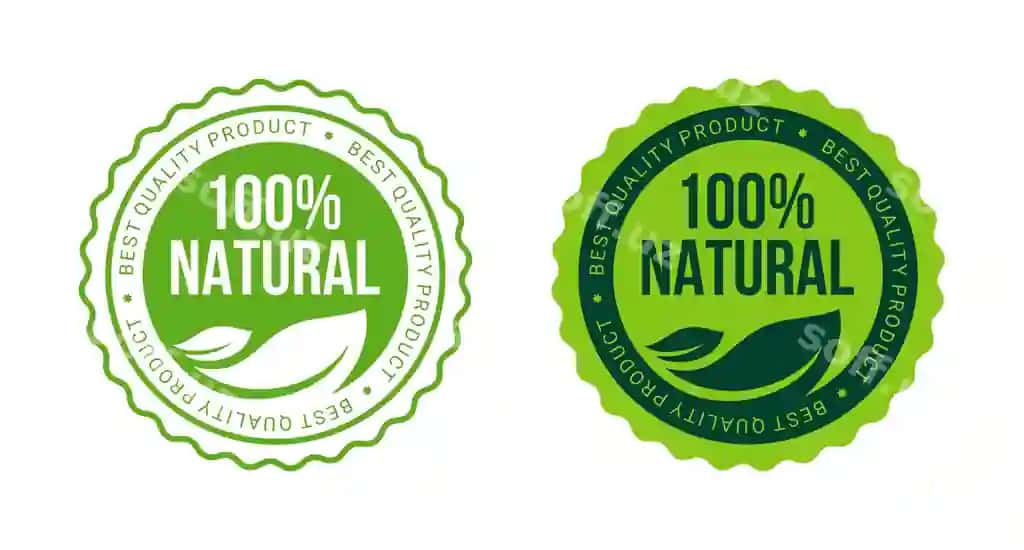 100 foiz organik mahsulot premium, hashamatli mahsulot yashil aylana | 100 percent organic product premium luxury product green circle
