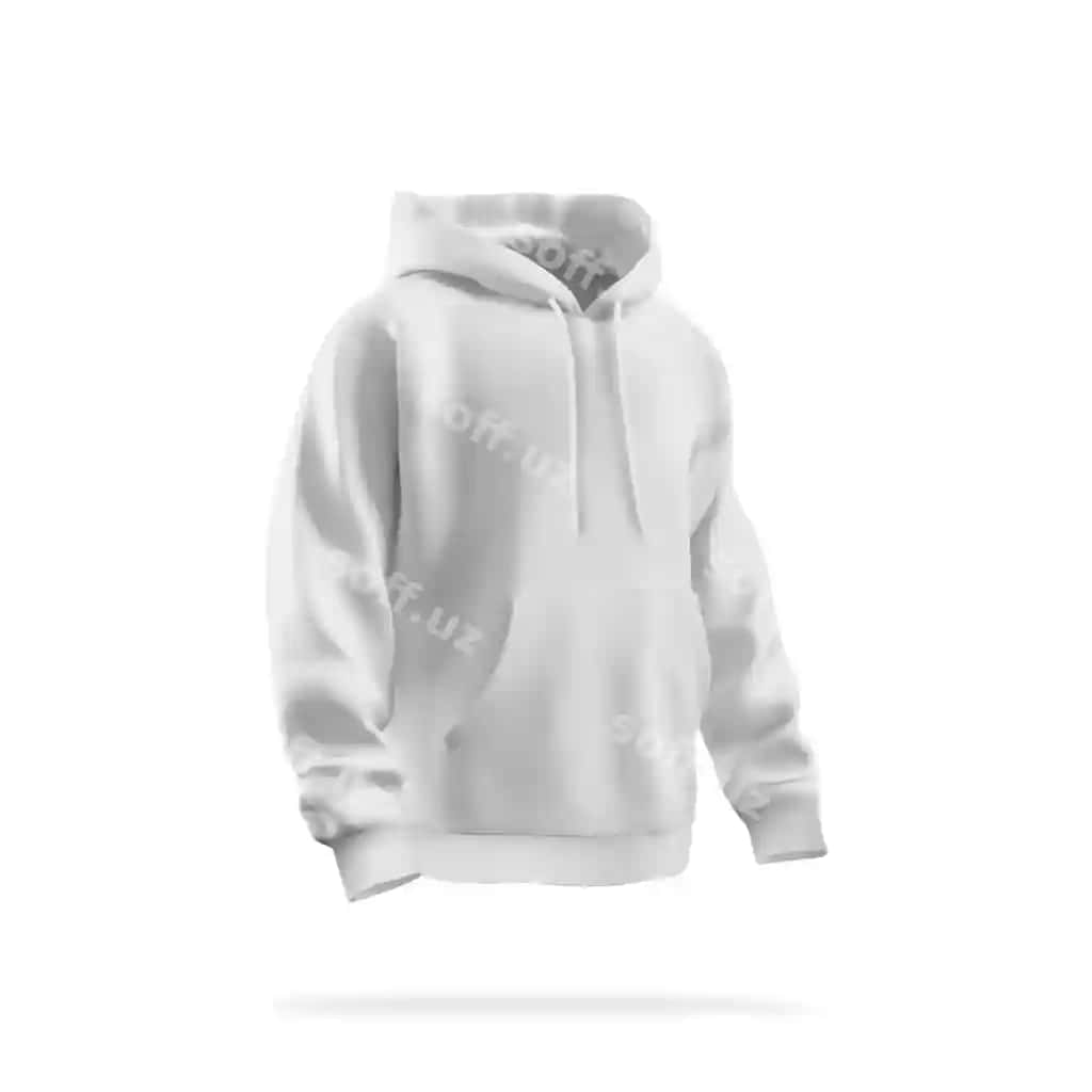 Hoodie yarımi tomon ko'rinish oq orqa fon | Hoodie half side view white background