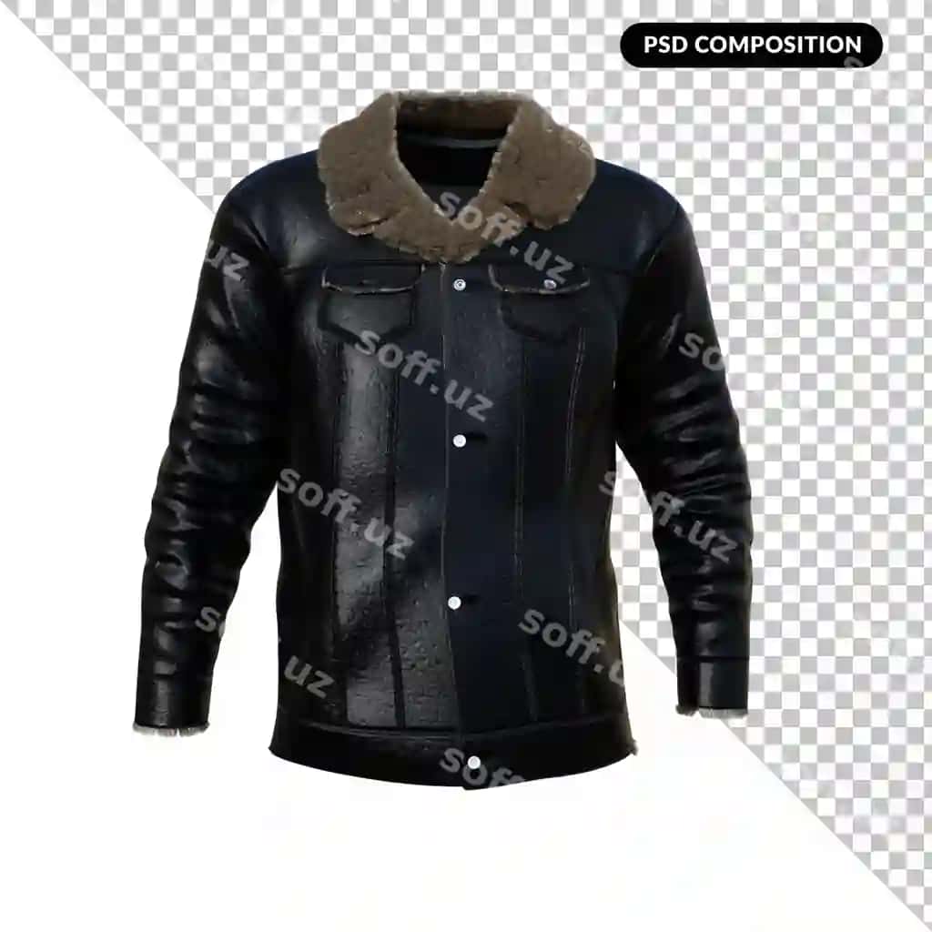 Bomber jaketi qorong'iq isolatsiya qilingan 3D | Bomber jacket dark isoalted 3d