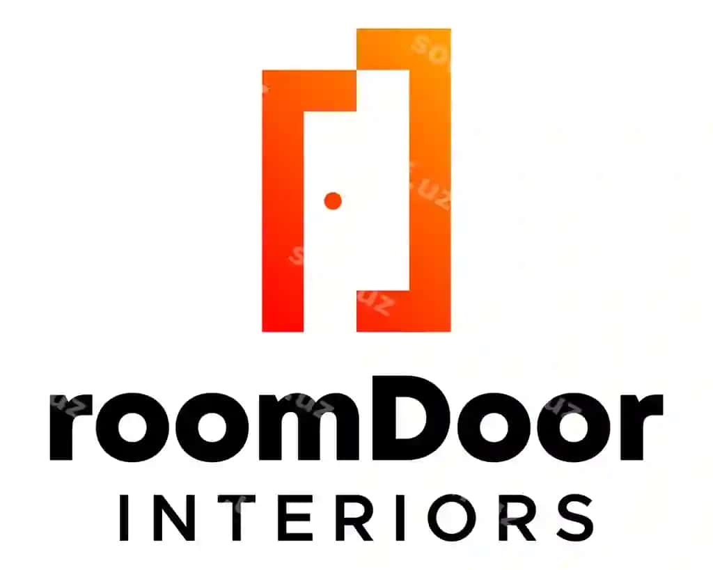 Harf Rd monogramma ichki devor kompaniya logotip dizayni | Letter rd monogram door interior company logo design