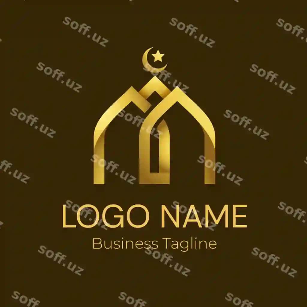 Logo islam dizayni kompaniyasi brendi | Logo islamic design company brand