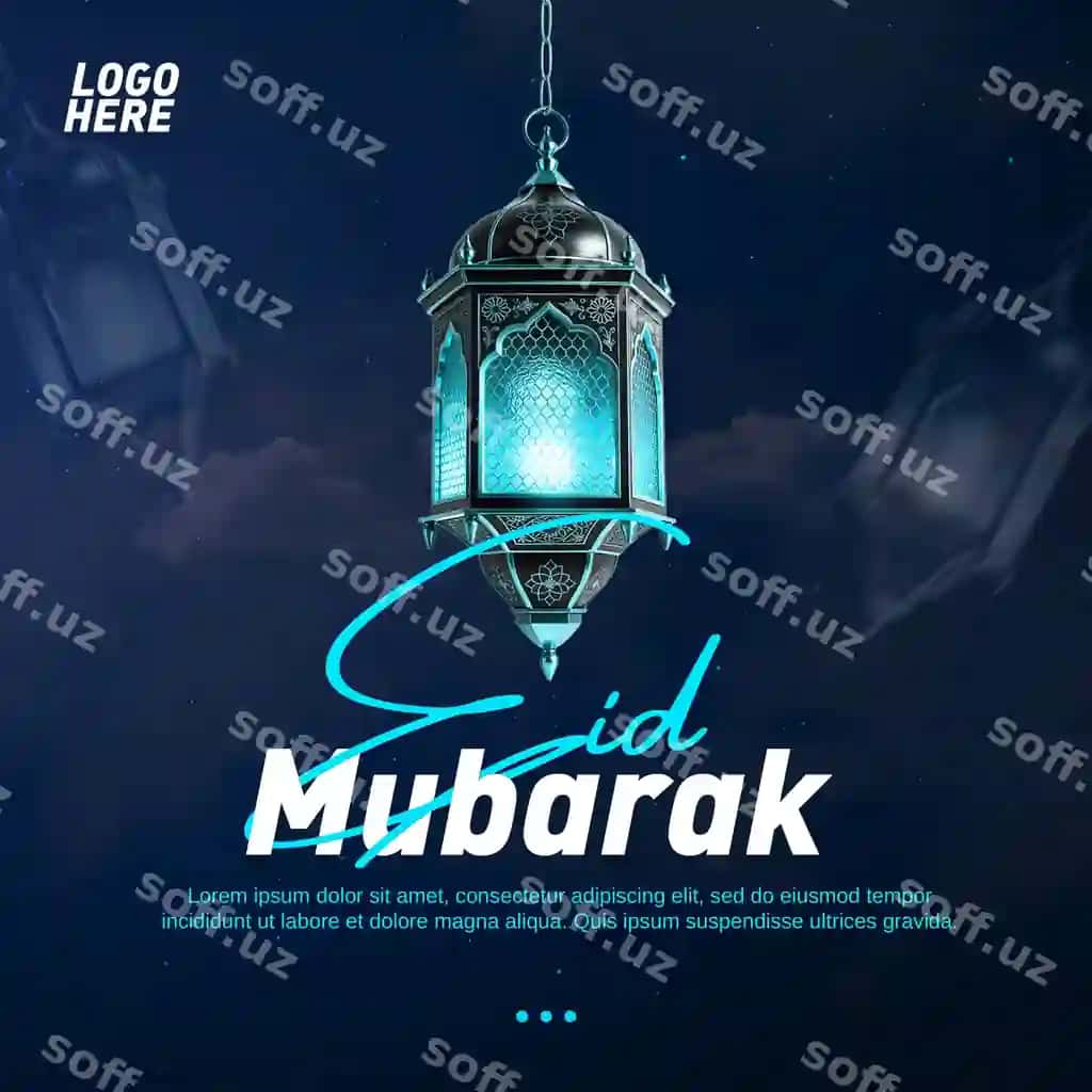 Baxorli Eid Muborak Kechki Yorug'lik Baxshing Yorqin Chiroqlar Sotsial | Happy eid mubarak night light blessings glowing lanterns social