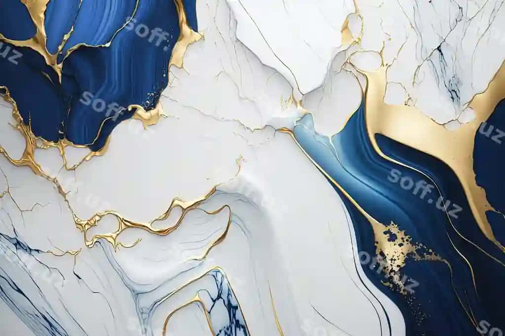 Oq ko'k oltin marmar fonli turmali taklifnoma orqa fonli baner | White blue gold marble background wedding invitation card backdrop banner