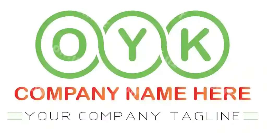 Oyk harf logotipi dizayni | Oyk letter logo design