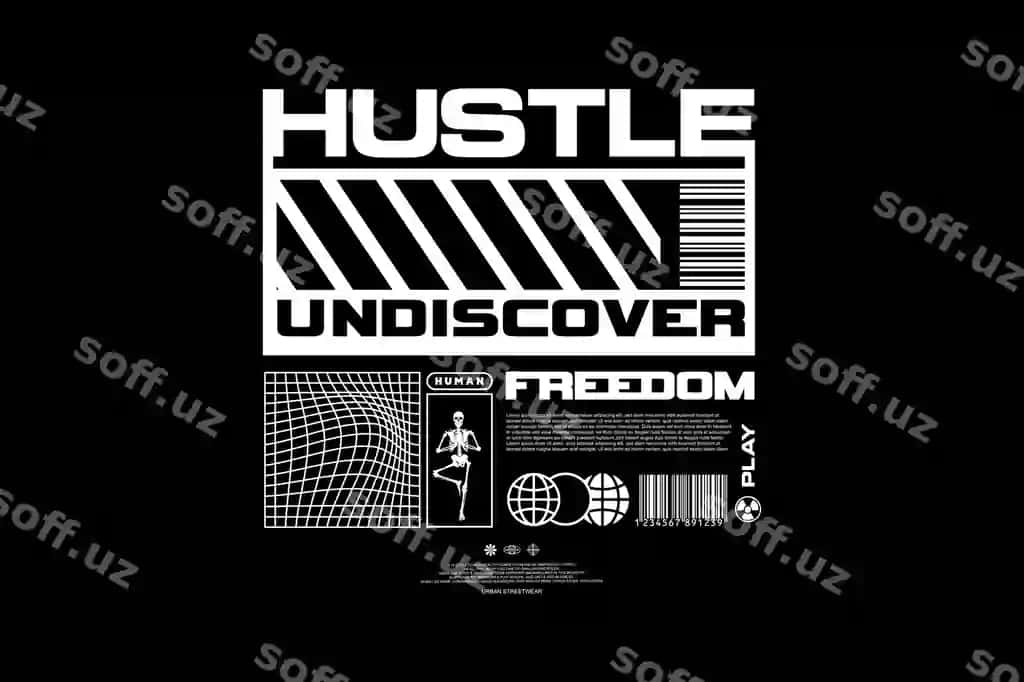 Zamonaviy ko'cha kiyimi futbolka grafik dizayn shabloni | Modern streetwear t shirt graphic design template