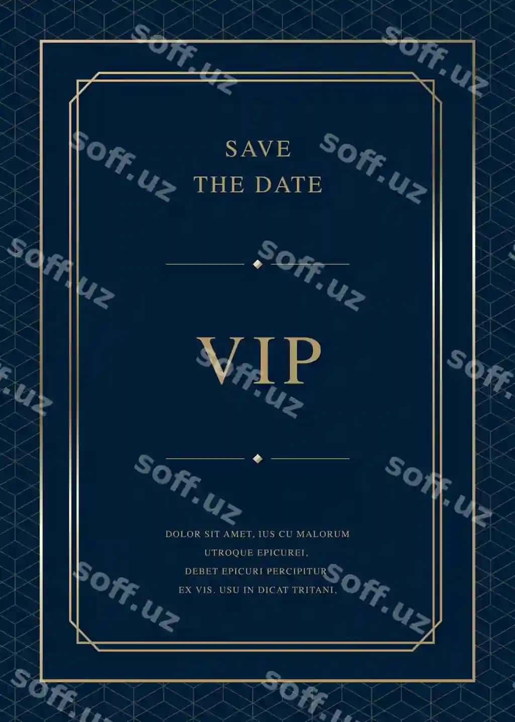 Bog'bon taklifnoma karta | Luxury invitation card