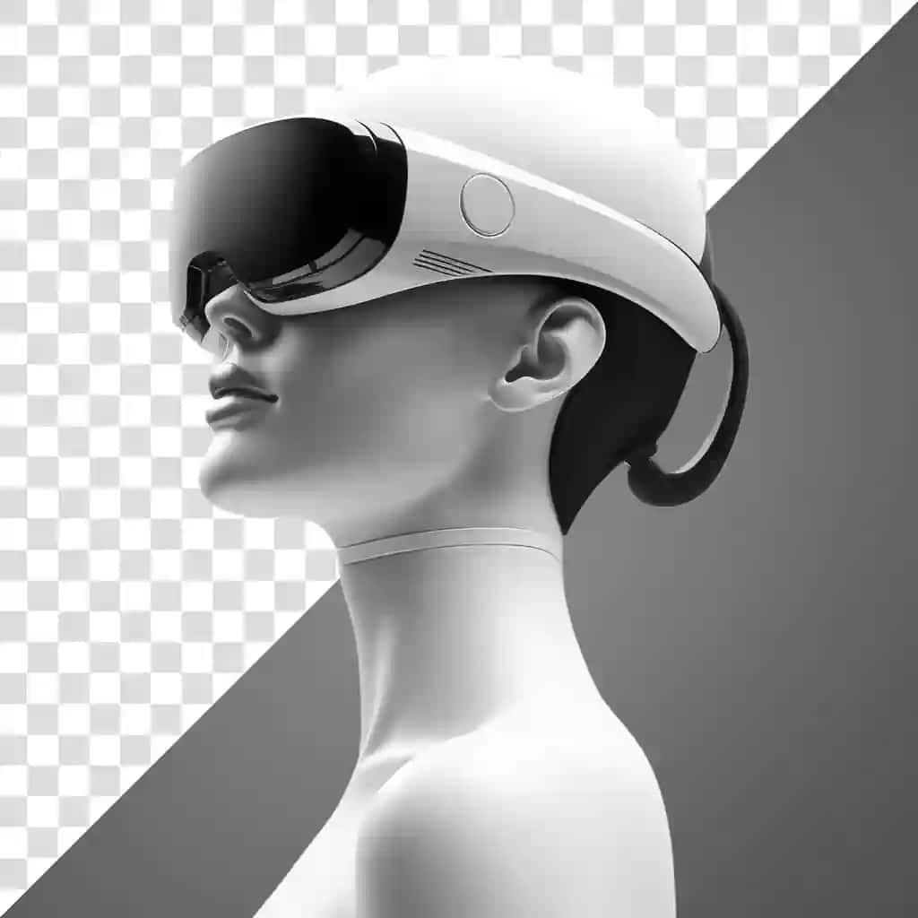 Png futuristik virtual haqiqat eshitish vositasi | Png futuristic virtual reality headset