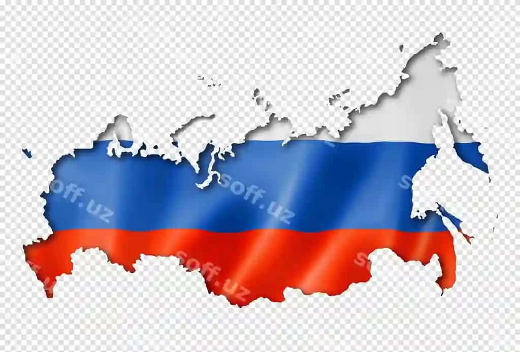 Rusiston bayrogʻi xaritasi | Russian flag map