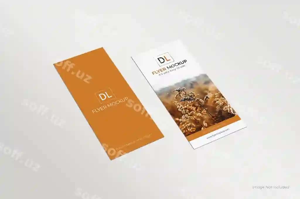 Dl flyerlar mockup | Dl flyers mockup