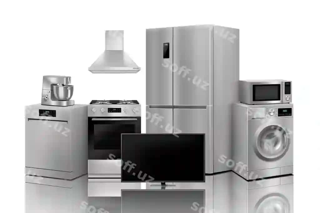Set uy jihoatlari mikroto'pka kir yuvish mashinasi xolodilnik | Set household appliances microwave oven washing machine refrigerator