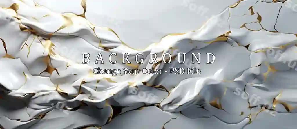 Astrak fond bilan qora va oltin rangli marble teksturasi | Abstract background with gold white marble texture