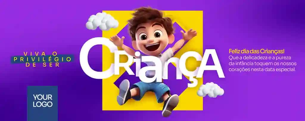 Ijtimoiy media banner shablonlari bolalar kuni bilan | Social media banner template happy children s day