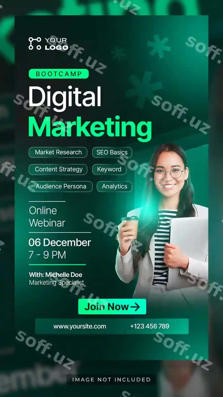 Raqamli marketing jonli vebinar kursi ijtimoiy tarmoqlar Instagram hikoyasi | Digital marketing live webinar course social media instagram story