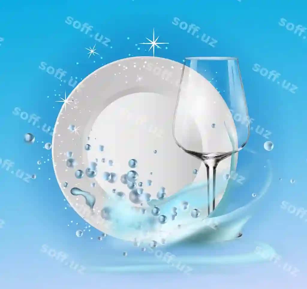 Toza likop vino stakani | Clean plate wine glass