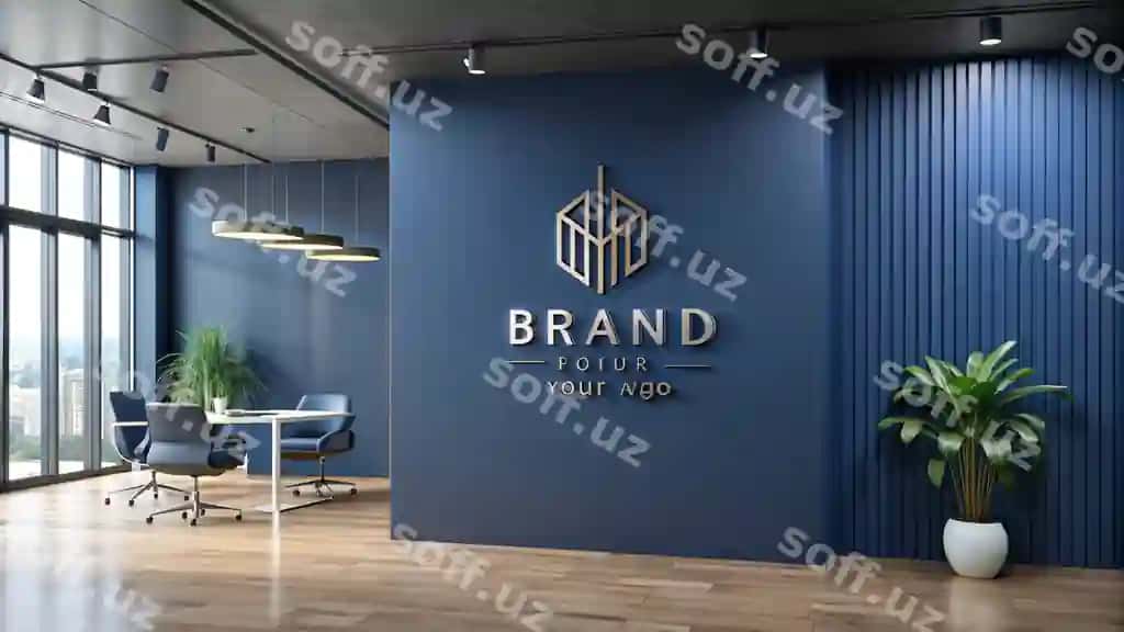 Logo namuna ofis | Logo mockup office