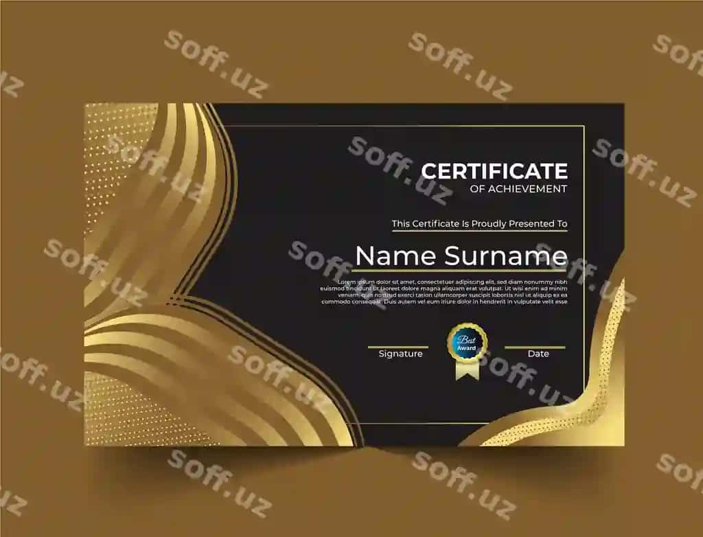 Sertifikat diplom | Certificate diploma