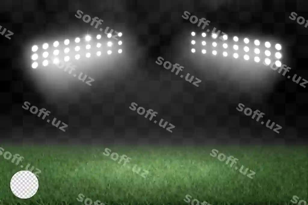Chiroq maydonga yoritadi. | Lights shine lawn