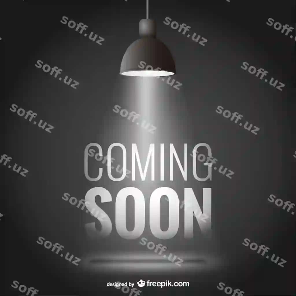 Tez orqali fona bilan spavtlight | Coming soon background with spotlight