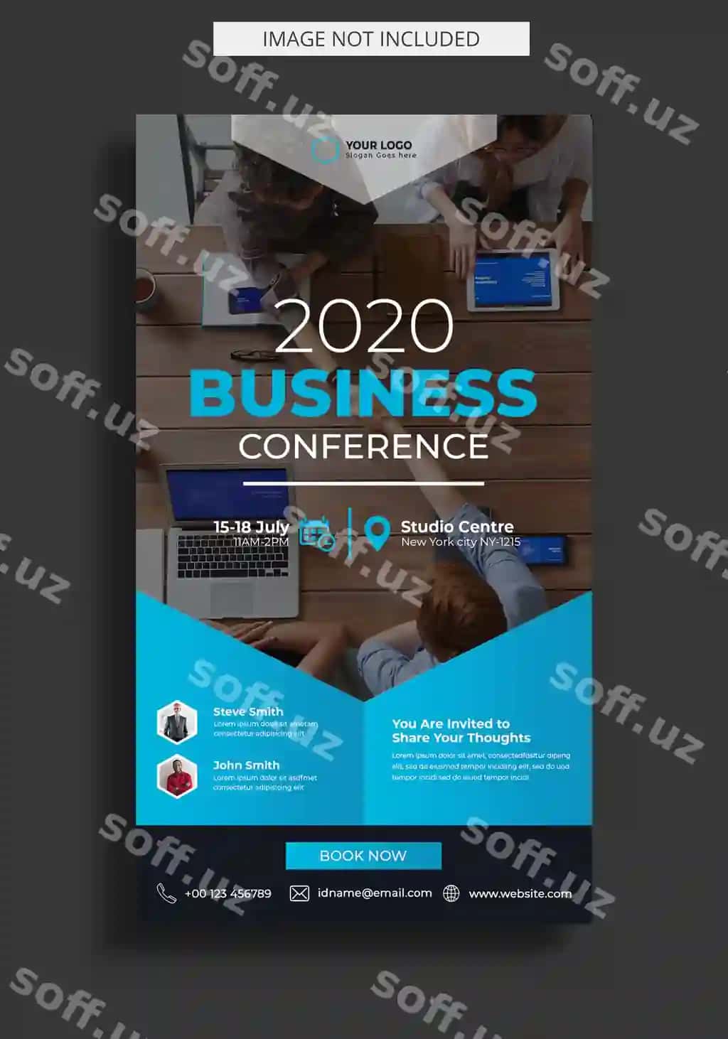 Korporativ biznes konferensiyasi Instagram hikoya shabloni | Corporate business conference instagram story template