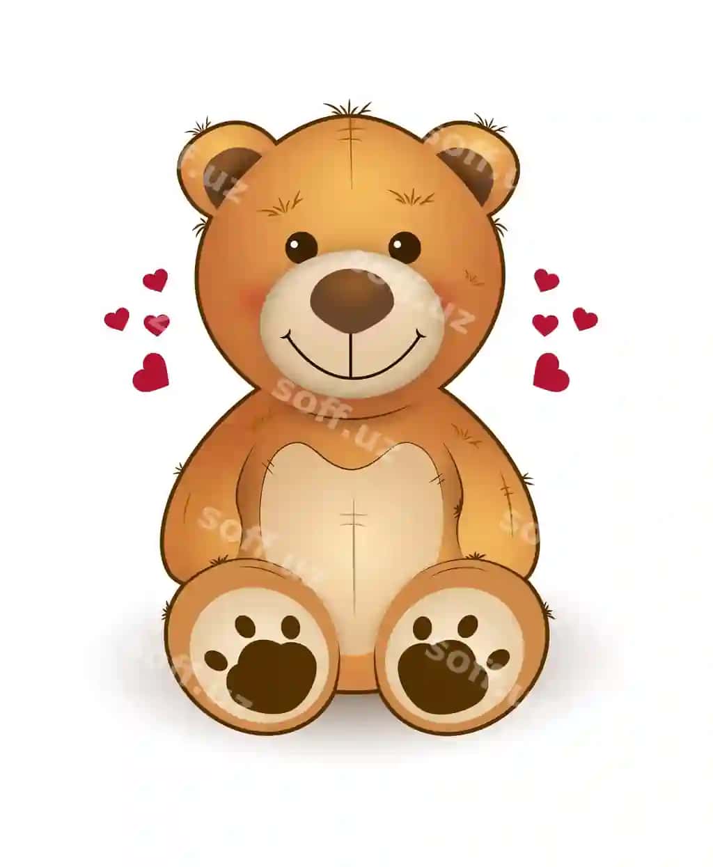 Kartun ayiqchi ayiq | Cartoon teddy bear
