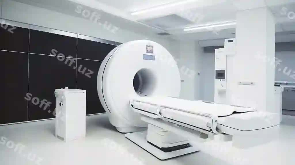 Magnit rezonans aks ettirish aparati, shifoxona, generativ sun'iy intellekt | Magnetic resonance imaging machine hospital generative ai