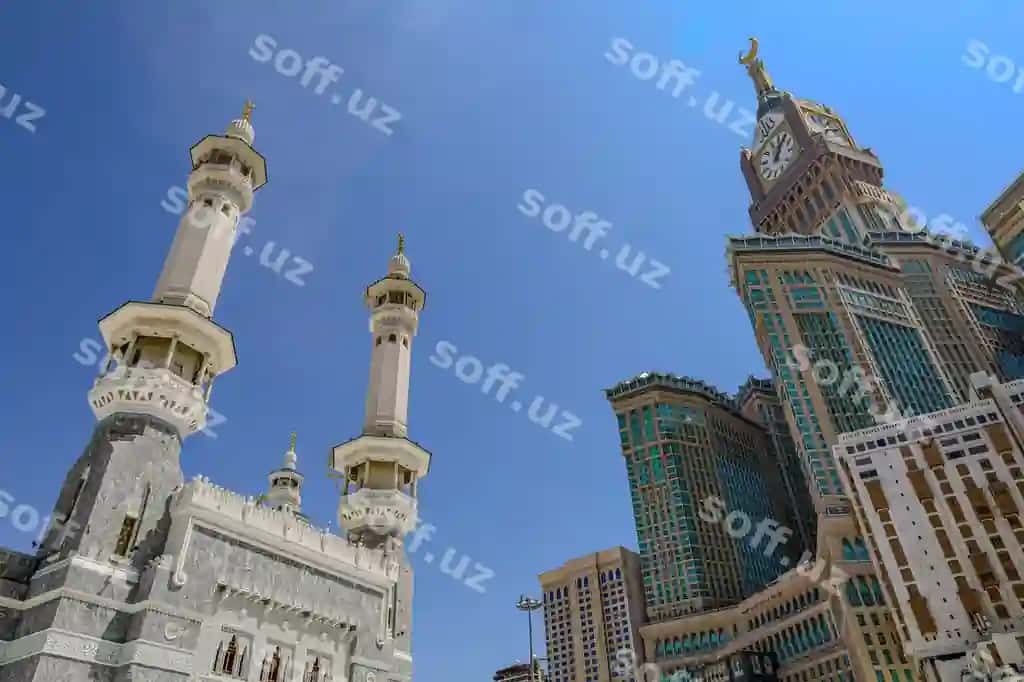 Mekka, Saudi Arabiya, 12-mart 2025-yil, musulmon namoz o'qish, hodj hammom, Al-Xaram masjidi | Mecca saudi arabia march 12 2025 muslim prayers performing hajj umra al haram mosque
