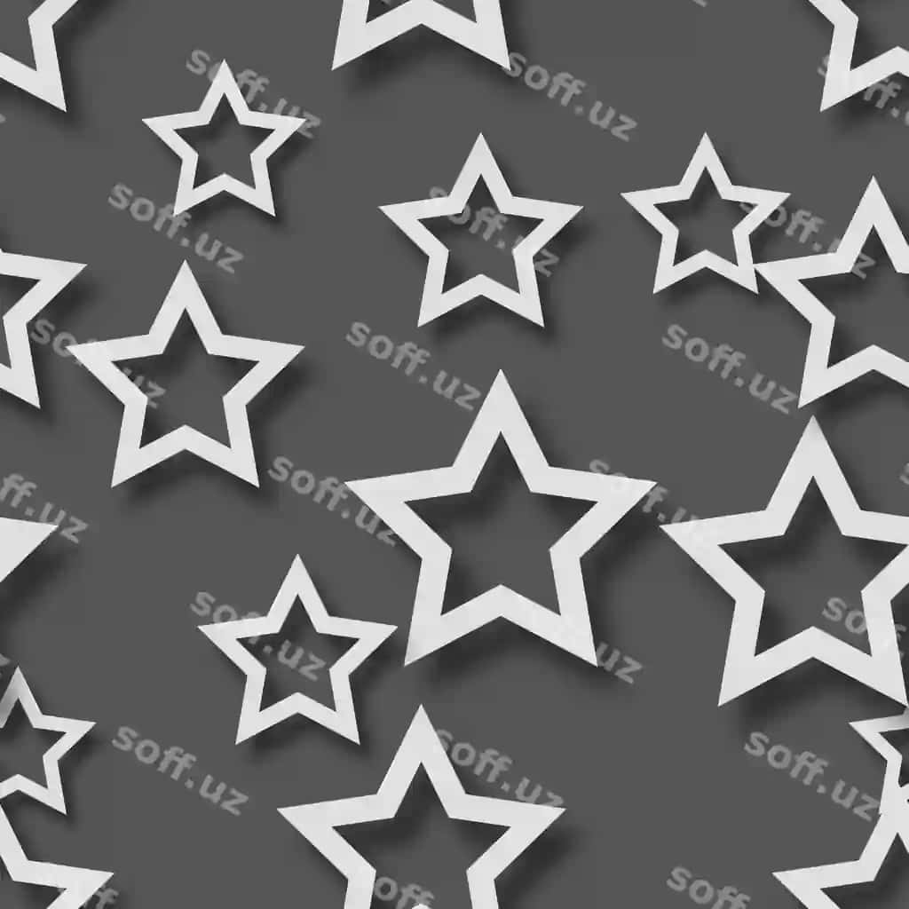 Abstrakt bo'siqliksiz naqsh tasodifiy joylangan oq yulduzlar yumshoq | Abstract seamless pattern randomly arranged white stars with soft
