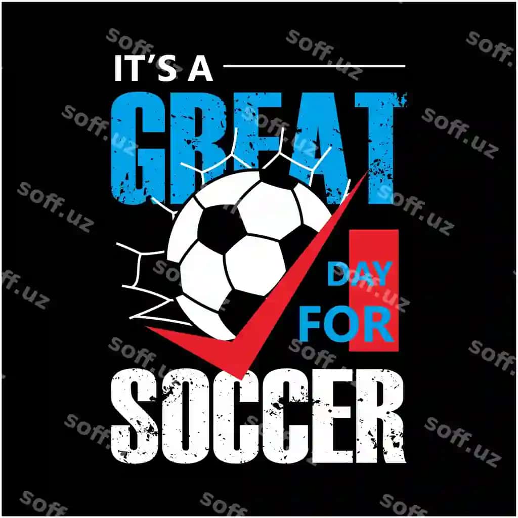 Bugun futbol vintage futbolka dizayni premium vektor | Soccer today vintage tshirt design premium vector