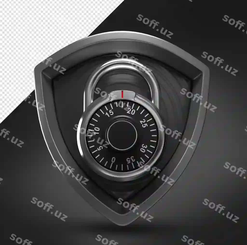 Soyg'a qol kumrush burilish kombinatsiya qulfi | Coat arms with silver twist combination padlock