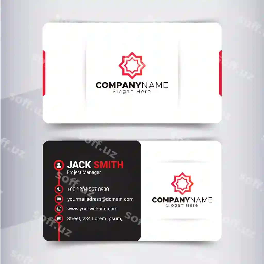 Zamonaviy biznes kartochka | Modern business card