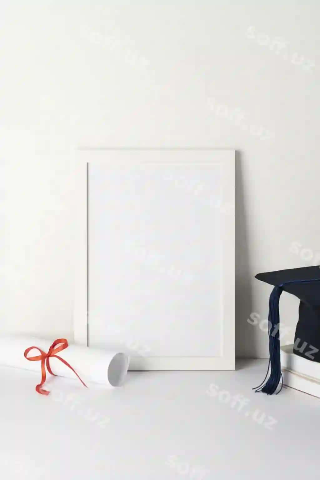 Diplom ramkasi maketi dizayni | Diploma frame mockup design