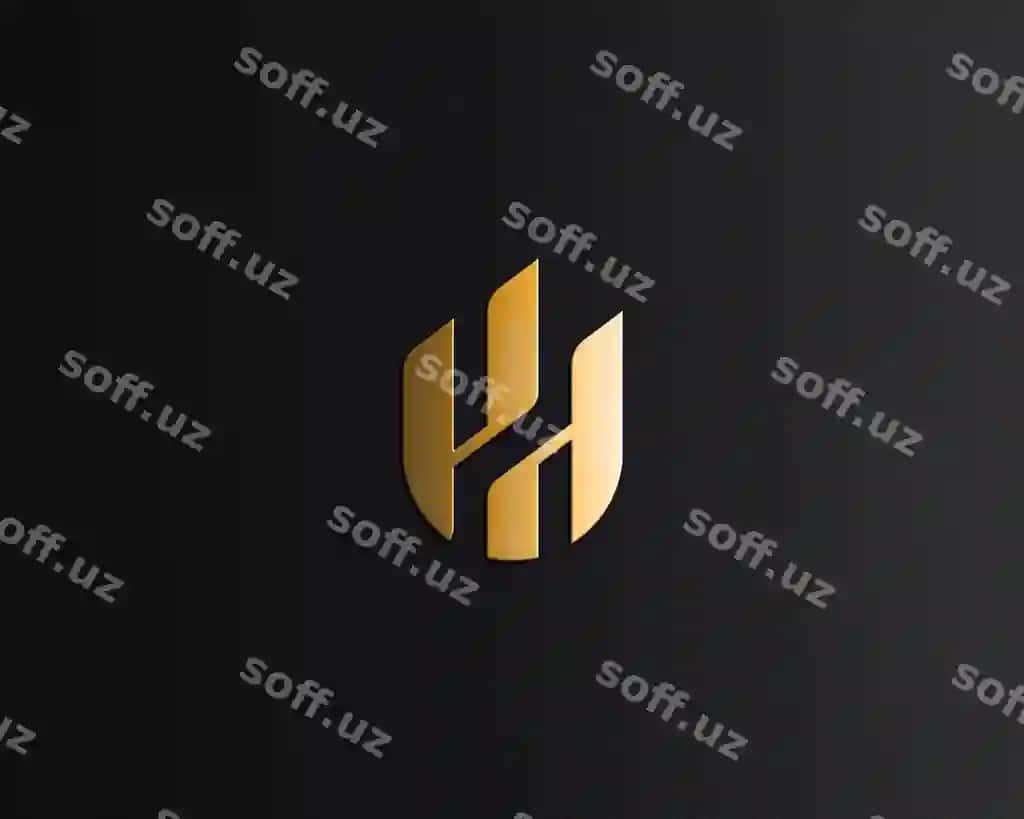 Nafis oltin logotip namuna dizayni qora devor teksturasi | Luxury gold logo mockup design black wall texture