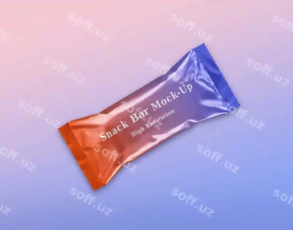 Snek paketi namunasi | Snack package mockup
