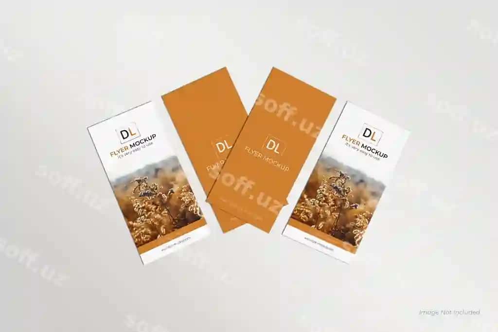 Dl flyerlar namunasi | Dl flyers mockup