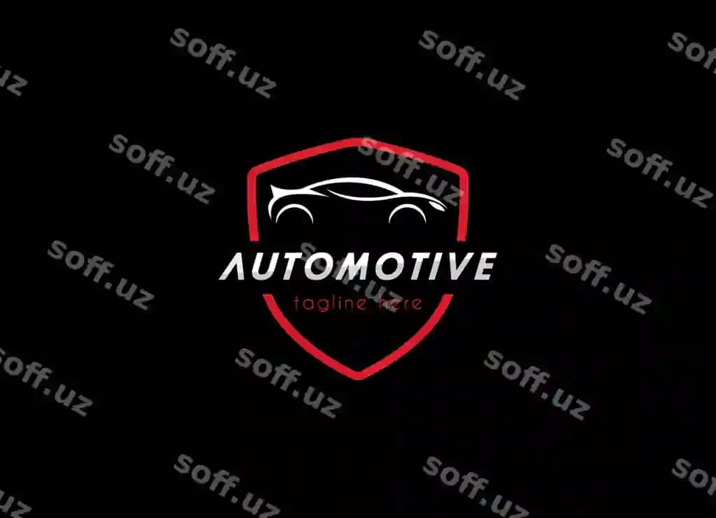 Mashina garaji premium konsepsiya logotip dizayni avtomobil sport avtomobili ta'mir | Car garage premium concept logo design automotive sports car repair