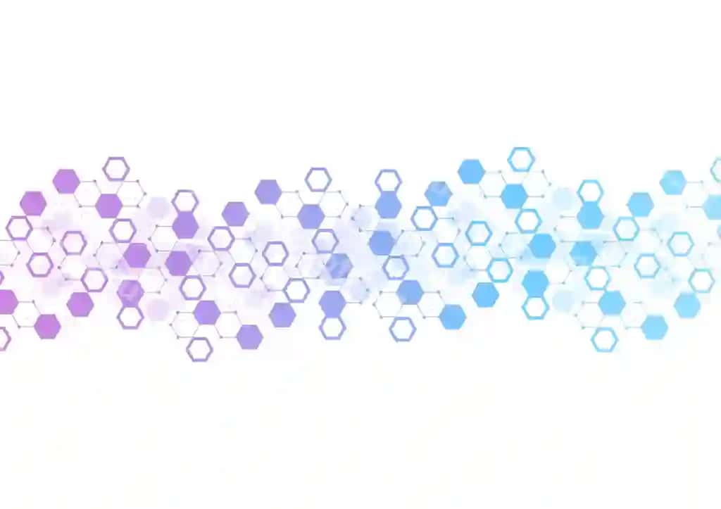Abstrakt shaxmat molekulyar tuzilishlar | Abstract hexagonal molecular structures