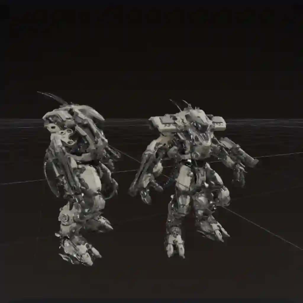 Duo robot 3d