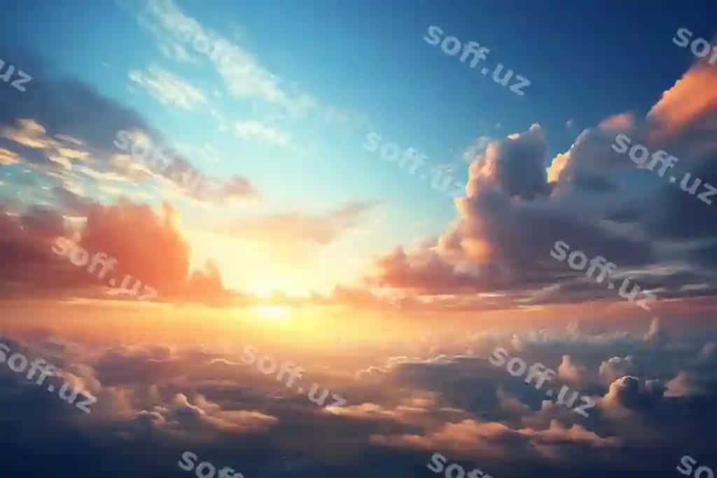 Osmon bulutlari, kino bulutlari devor paramojilasi | Sky clouds cinematic clouds wallpaper