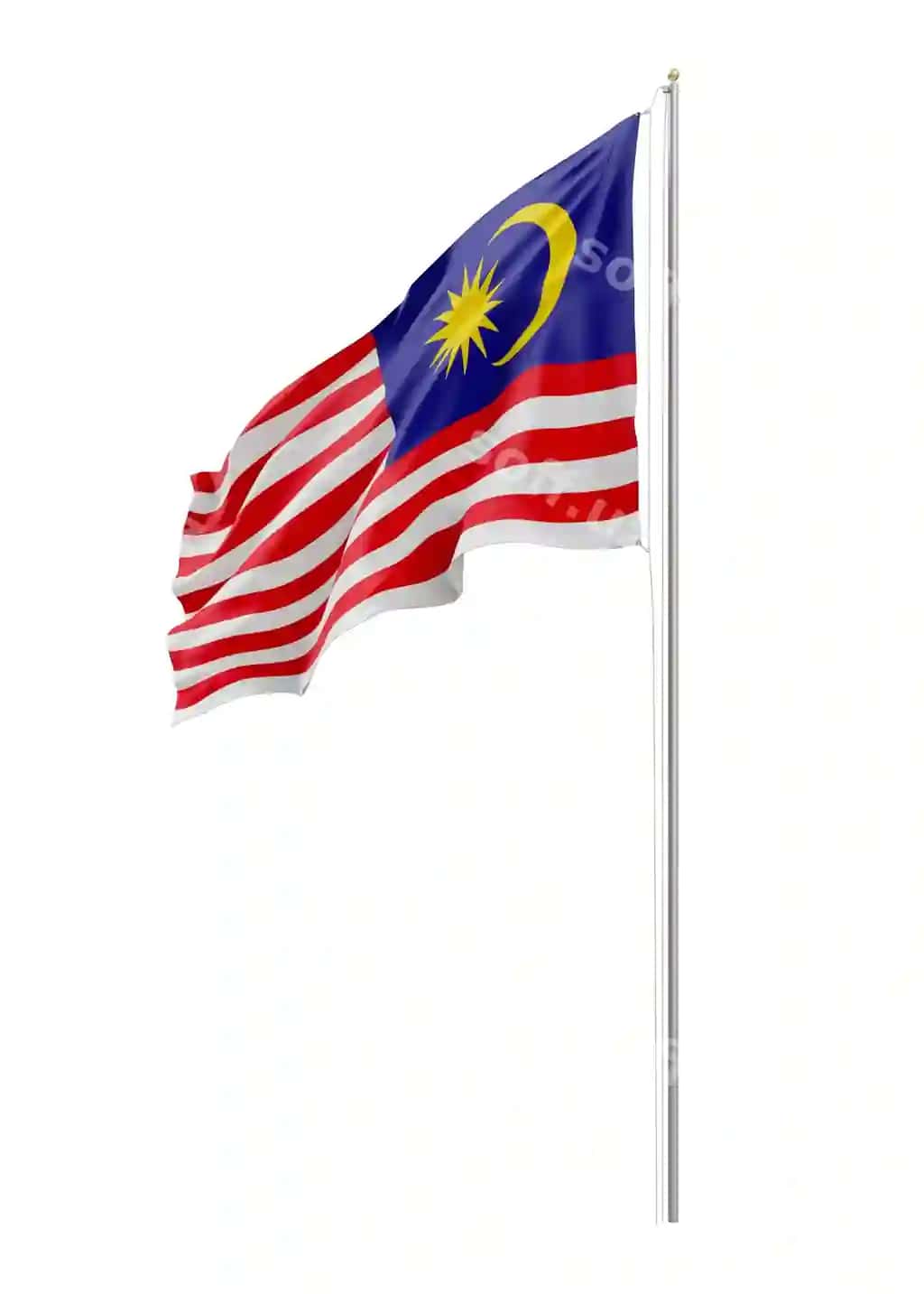 Png bayroq Malaysiya collage elementi shaffof orqa fon | Png flag malaysia collage element transparent background