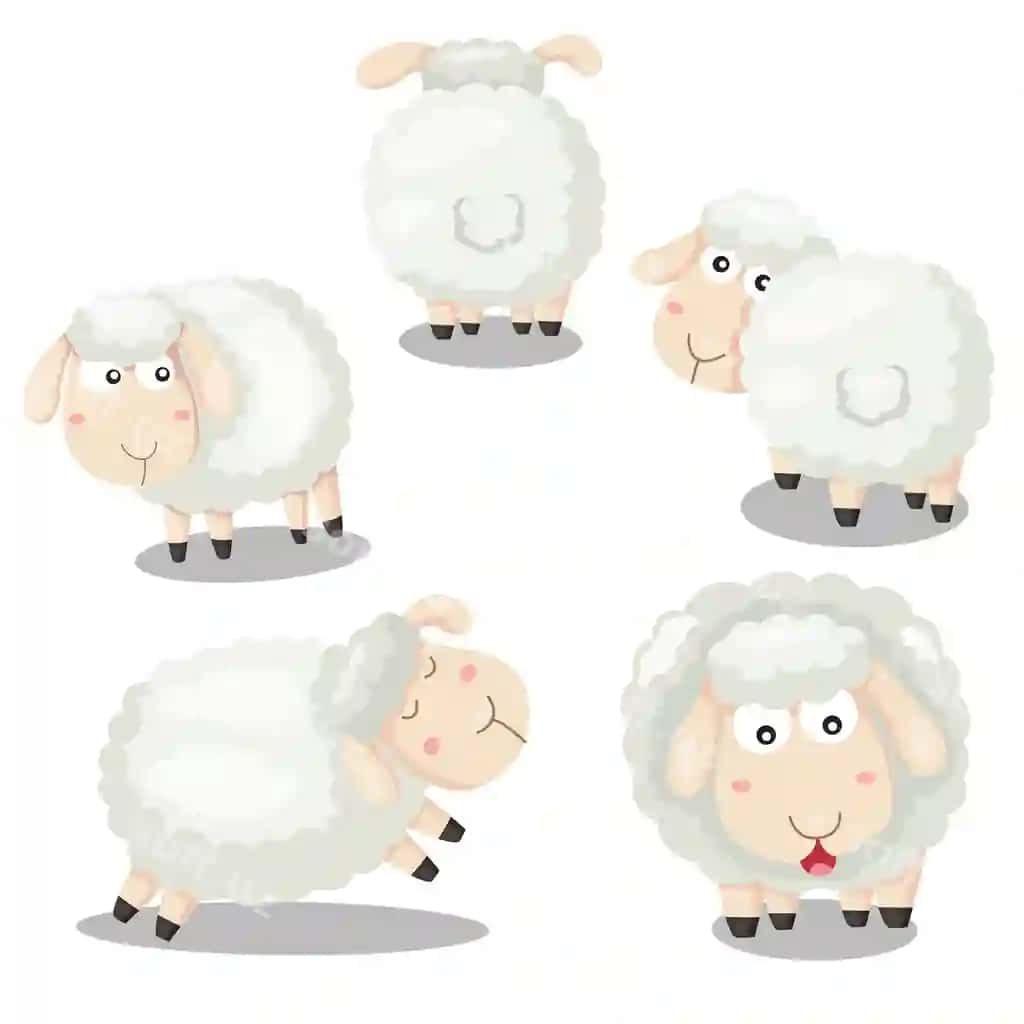Illustrator qoy gulbishik multfil'm | Illustrator sheep funny cartoon