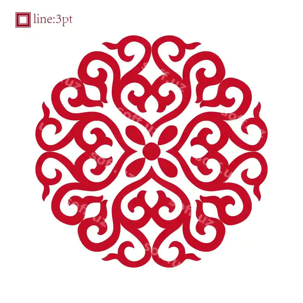 Xitoy dekorativ ramkalar elementlari romantik arabesk bezatlar | Chinese decorative frames elements ornaments romantic arabesque