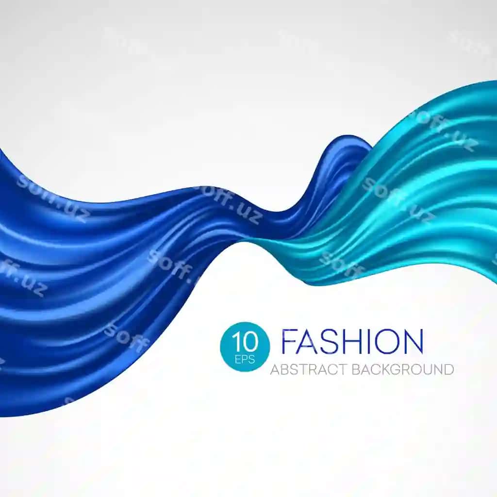 Ko'k volo hidro mata moda orqa fonda | Blue flying silk fabric fashibackground