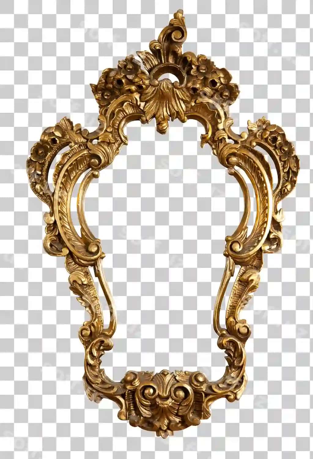 Bezatilgan oltin barokko ramka | Ornate gold baroque frame