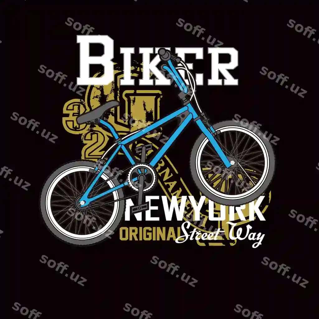 Ko'cha bikerm tipografiyasi | Street biker typography
