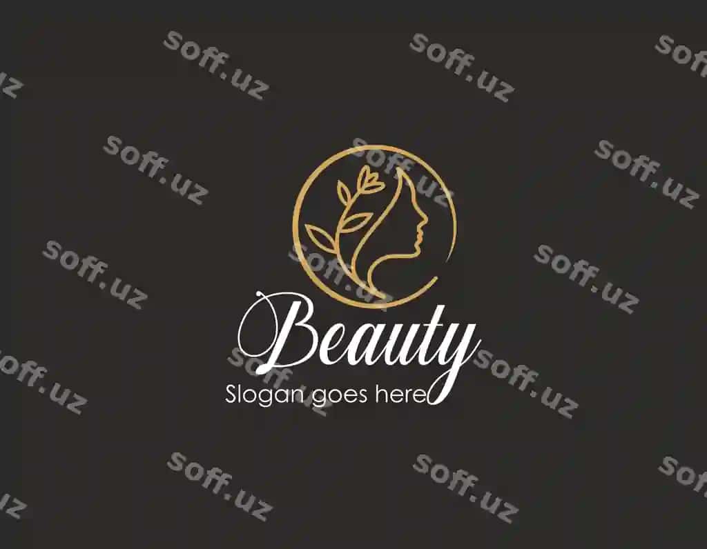 Go'zallik ayollar tabiiy spa kosmetik logotip dizayn ilhomi | Beauty womennatural spa cosmetic logo design inspiration