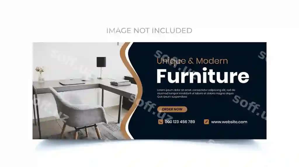 Facebook sahifasi uchun fondagi foto mebeli | Facebook page cover photo furniture