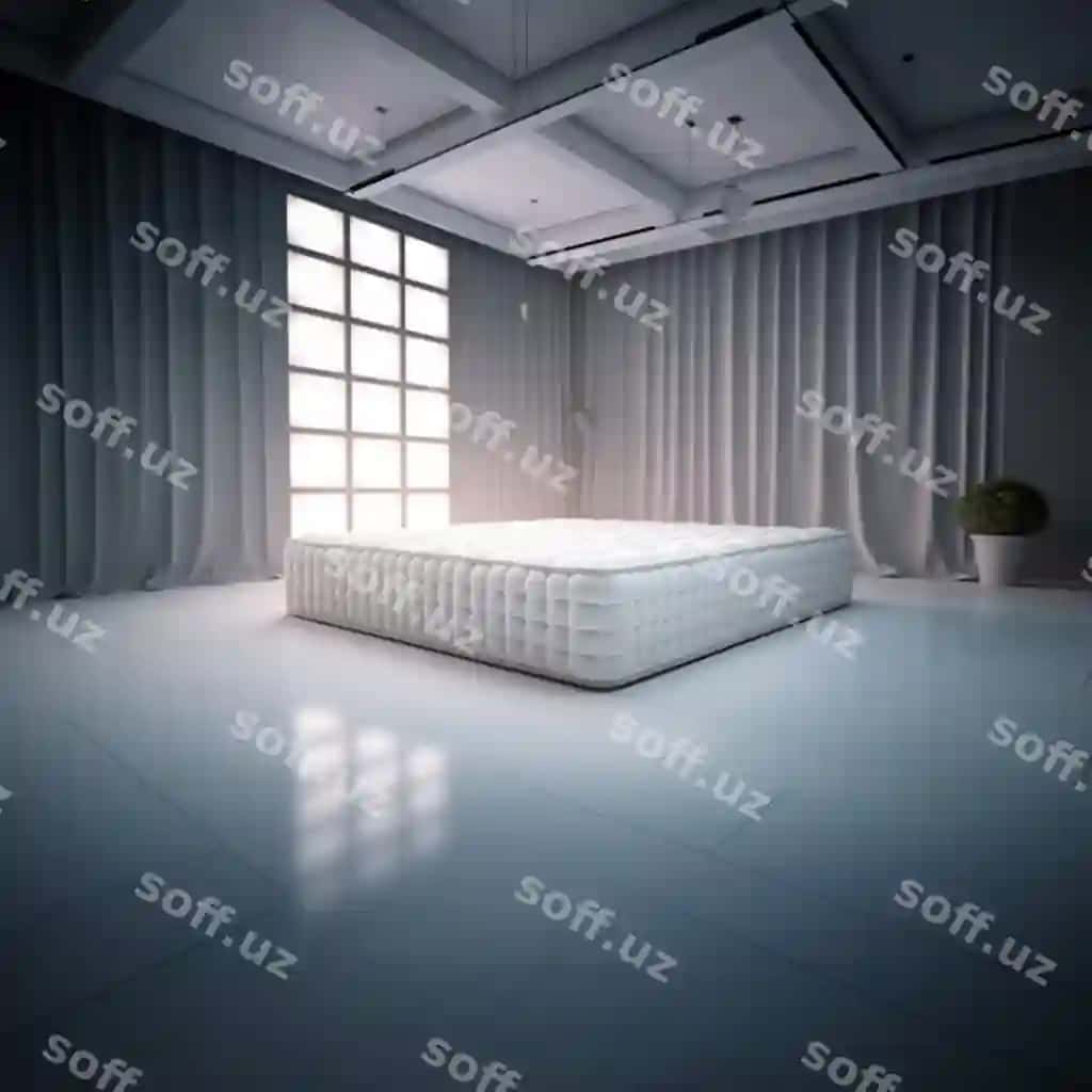Arafed uy xonasi katta oynali o'simlik generativ sun'iy intellekt | Arafed bed room with large window plant generative ai