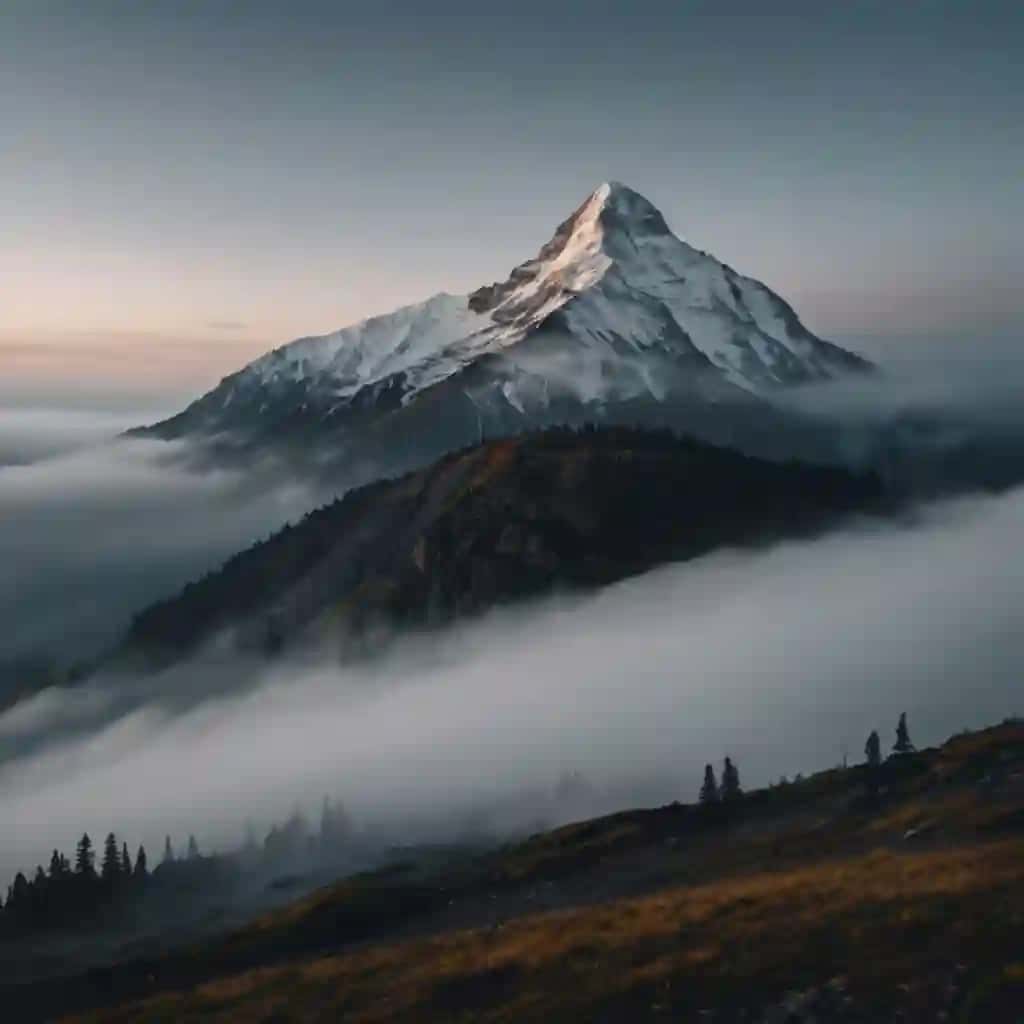 Tuman bulutlari tog' | Fog clouds mountain