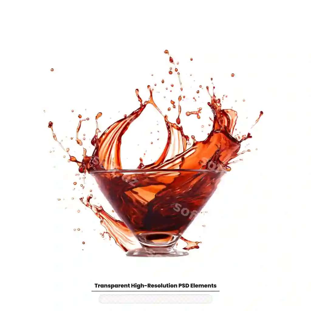 Shaffof fonga ega shisha sovuq viski | Glass cold whiskey with splashes transparent background